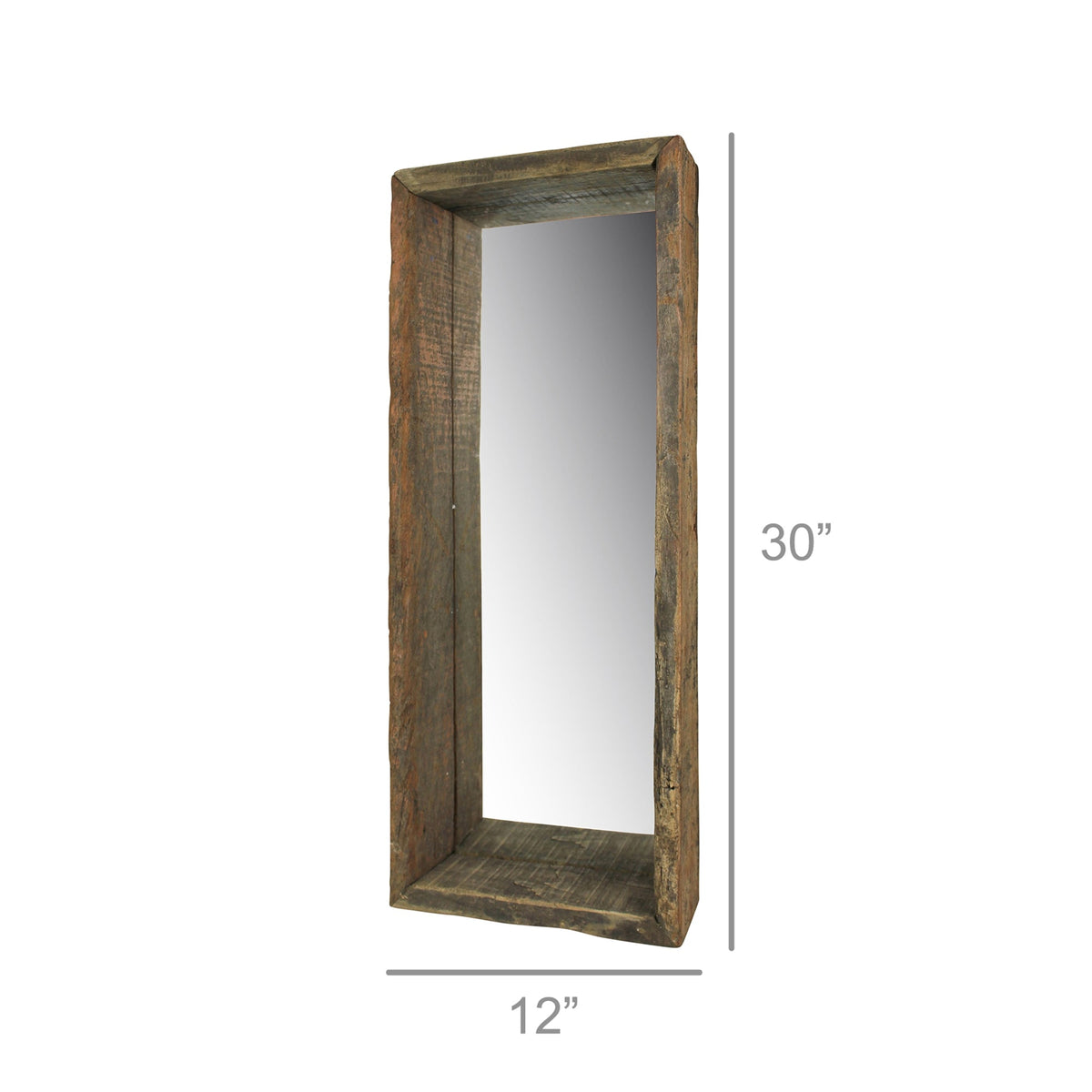 Ingram Mirror, Reclaimed Wood - Short