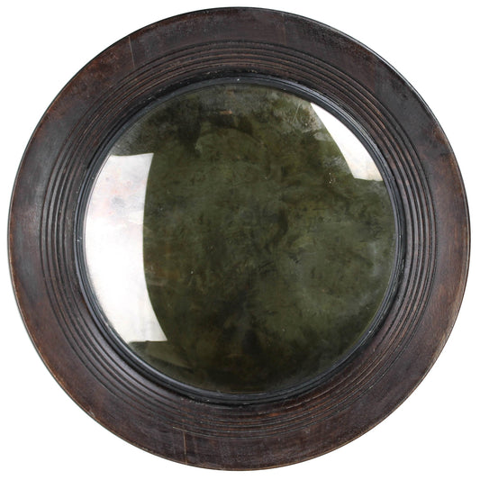 Dario Convex Mirror, Wood - Lrg