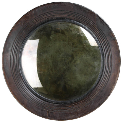 Dario Convex Mirror, Wood - Lrg