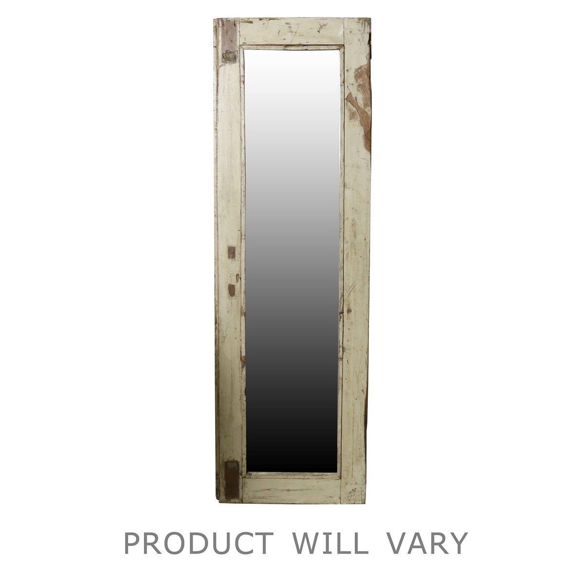 Salvaged Wood Shutter Mirror - Tall