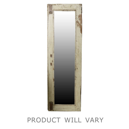 Salvaged Wood Shutter Mirror - Tall